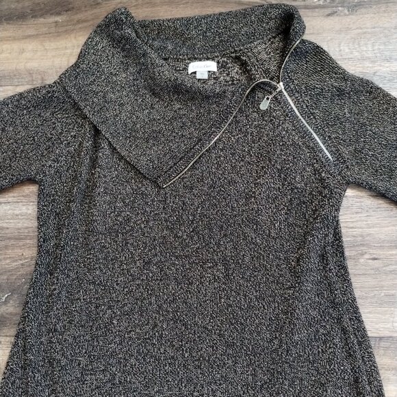 Calvin Klien Metallic Sweater Dress Size XL - Beautiful & Very Nice - Picture 9 of 9